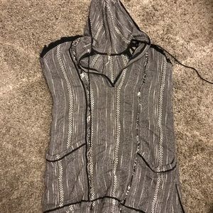 Free People Hooded Cover Up Tunic